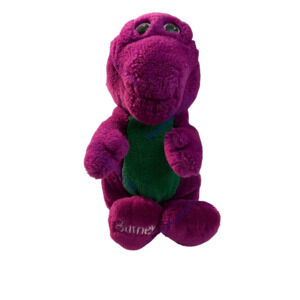 Vintage Barney The Dinosaur 12" Plush 1992 Lyons Group Purple Stuffed Toy